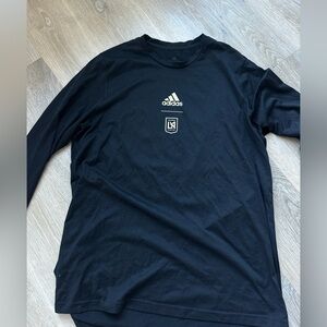 Men’s Adidas LAFC Los Angeles Futbol Club Black Long Sleeve tee